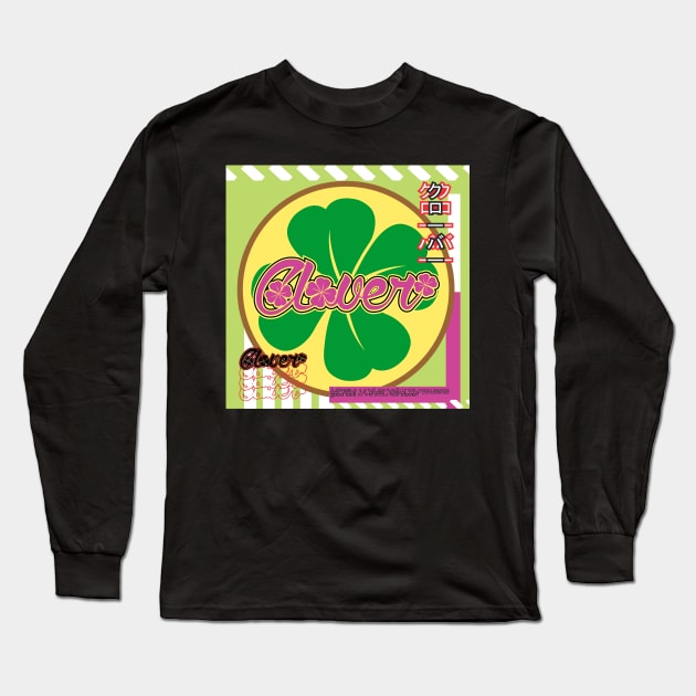 Clover Luck Long Sleeve T-Shirt by stekul